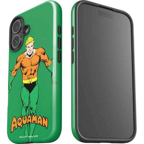 DC Comics Aquaman Classic Art Pose iPhone 16 Plus Impact Case